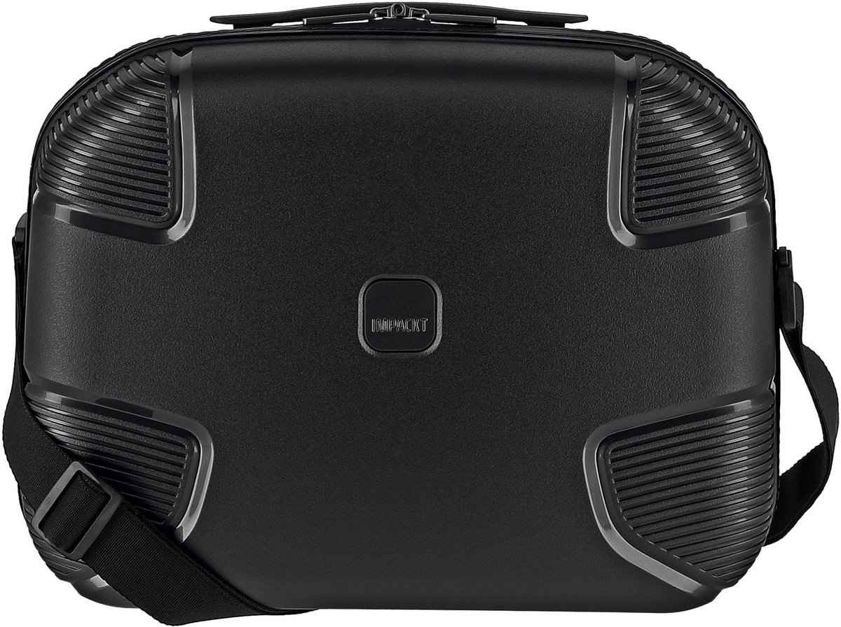 IMPACKT IP1 Beautycase 40 cm - 22 L - Ritssluiting - lava black