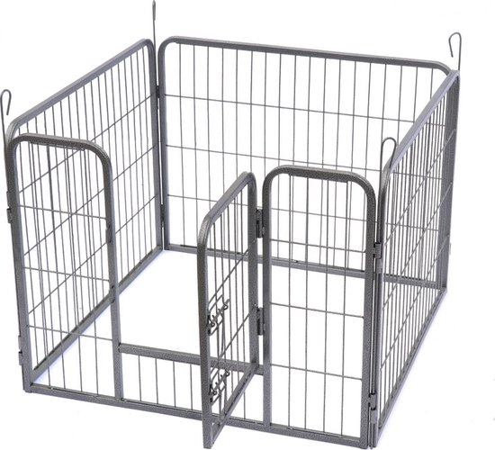 MaxxPet Puppyren - niche pour chiot - pliable - banc pour chien - banc pour chiot - 81x79cm - 4 parties