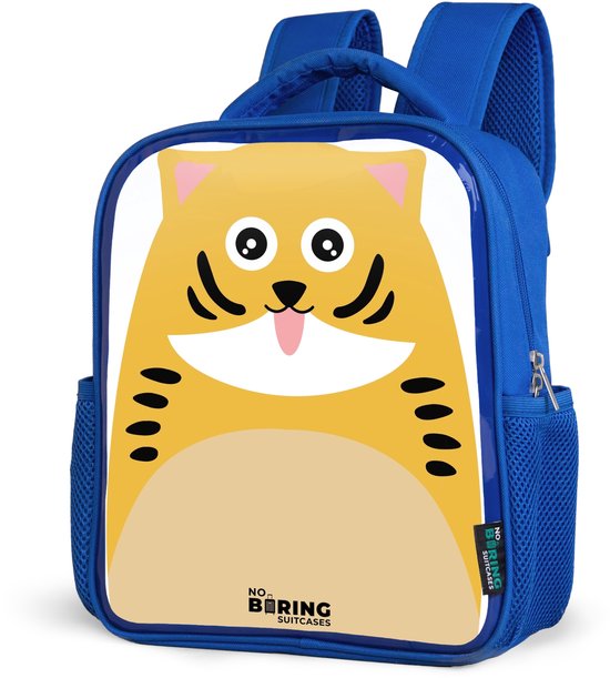 mybagstory - Rugzak - Spidey - Spiderman - Blauw - Kind - School - Kleuterschool - Kinderkamer - Kinderkamer - Schooltas Jongen - Maat 25 cm - Verstelbare bandjes - Cadeau-idee, Blauw, 25 cm