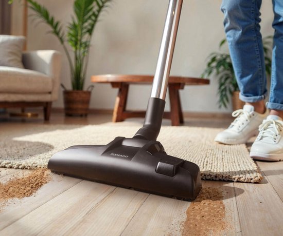 Tomado TVC3003B - Krachtige stofzuiger met zak - Extra stil - HEPA 13 filter - Snoerlengte 9 meter - Zwart