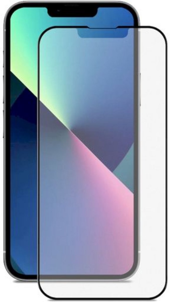 Mobile5 - Glas Screenprotector voor iPhone 13 Pro Max / 14 Plus - Matte afwerking - Anti Reflectie - Kras en Valbestendig - Gehard Glas - Volledig scherm vullend - Zwart omlijnd