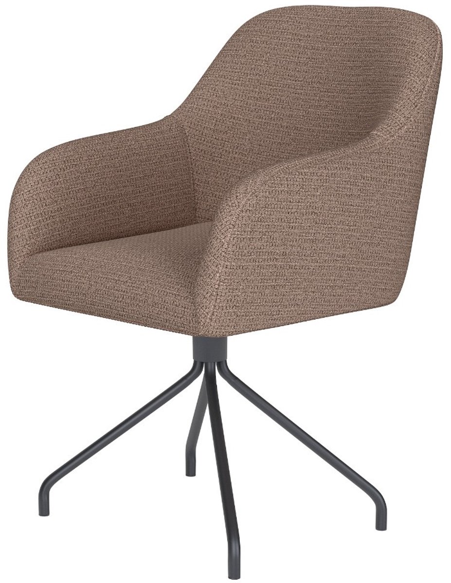 Puur - Joanne draaistoel metaal spider - taupe