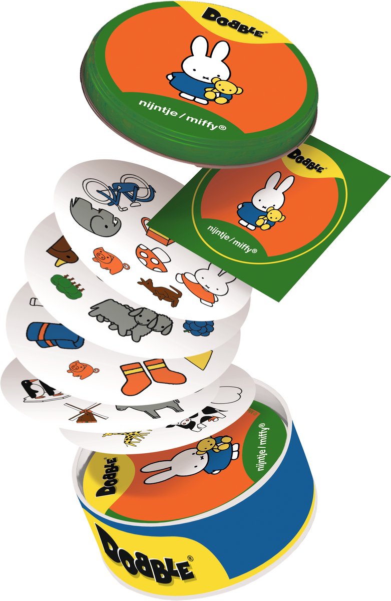 Dobble nijntje/miffy - Kaartspel - Zoekspel voor kinderen - Leerzaam en leuk — afbeelding 6