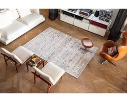 Wasbaar Binnen & Buiten Vloerkleed - 280 x 390 cm - Louis De Poortere Ushak Turkish Delight - Laagpolig Tapijt - Gerecycled PET - Made in Belgium - Circulair