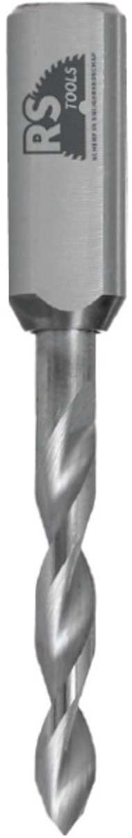 TBV2 Drevelboor, tbv blinde gaten, Z2, RH, D=3 I=27 L=70 S=10x30