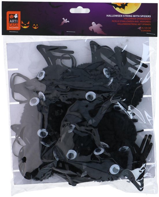 2er-Pack Halloween Schädel-Deko Zum Aufhängen – Mit Roten LEDs, 2 Spinnen, Für Drinnen & Draußen, Gruseliges Horror-Design Für Party & Haus