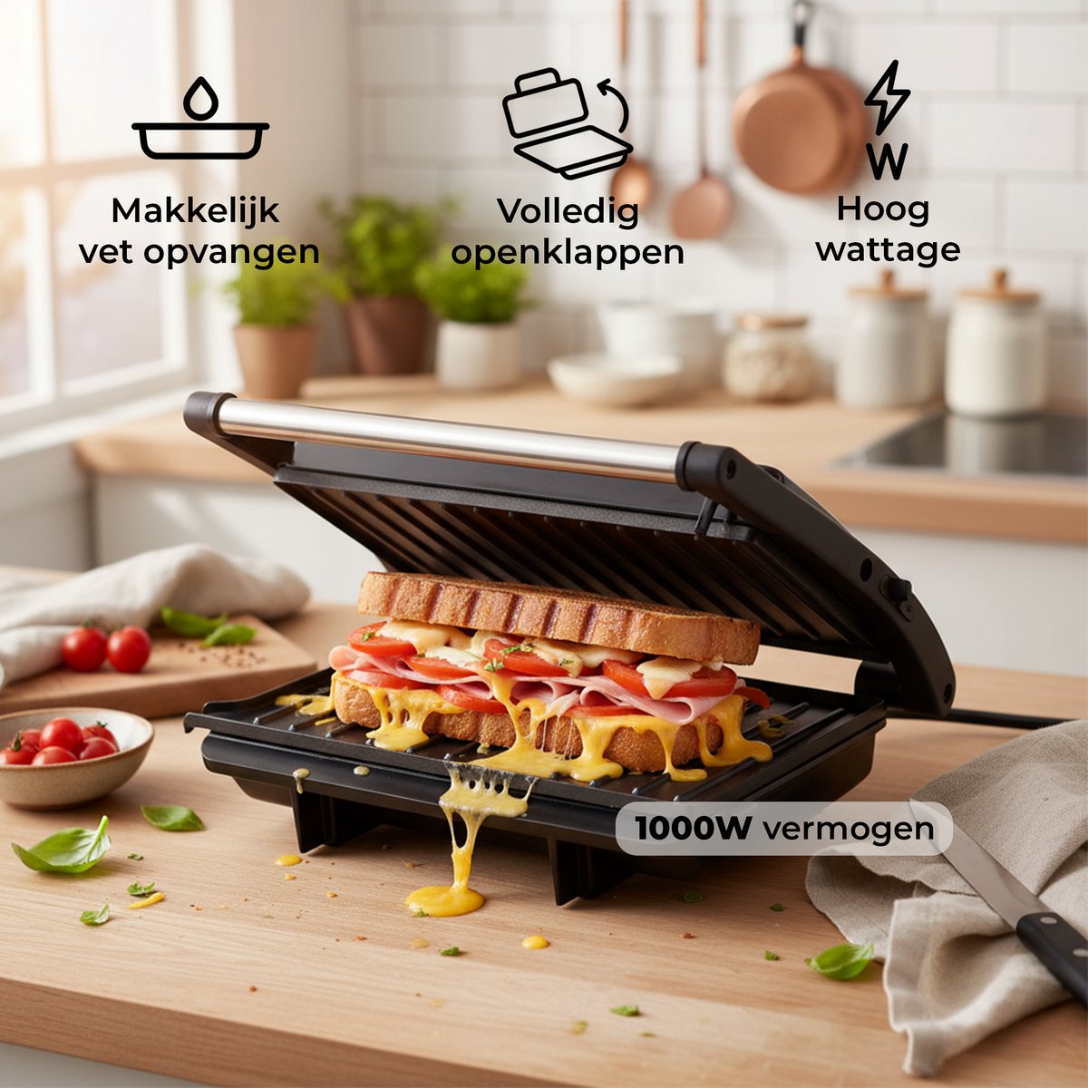 LG Contactgrill - Compacte Panini Grill thumbnail 2