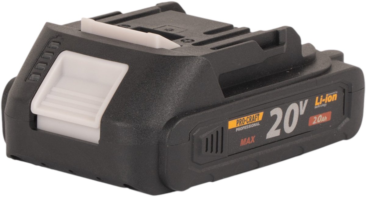 Procraft 20/2A accu 20 V 2,0 Ah / 2000 mAh Li-ion