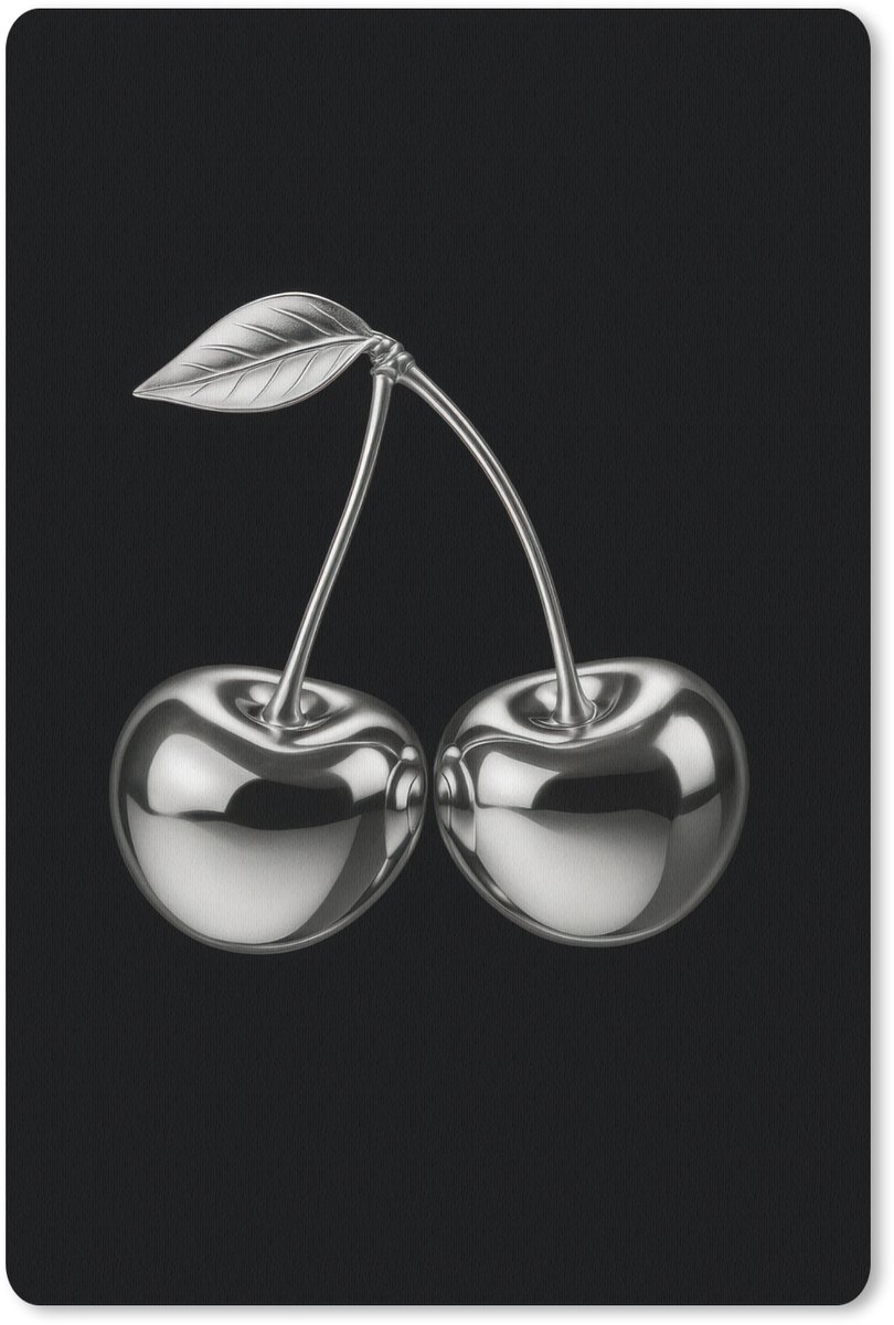 Muismat 18x27 cm - Mousepad Kers - Luxueus - Metallic - Muismatten