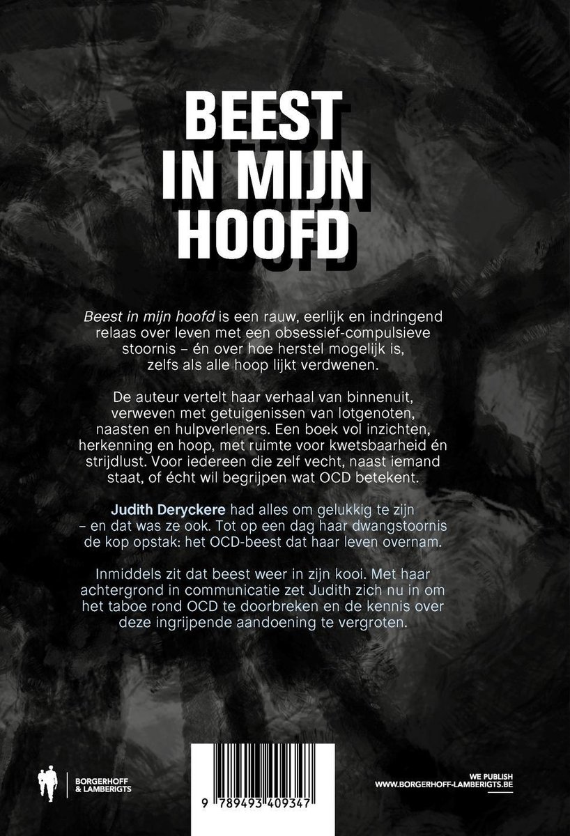 Beest in mijn hoofd - back cover