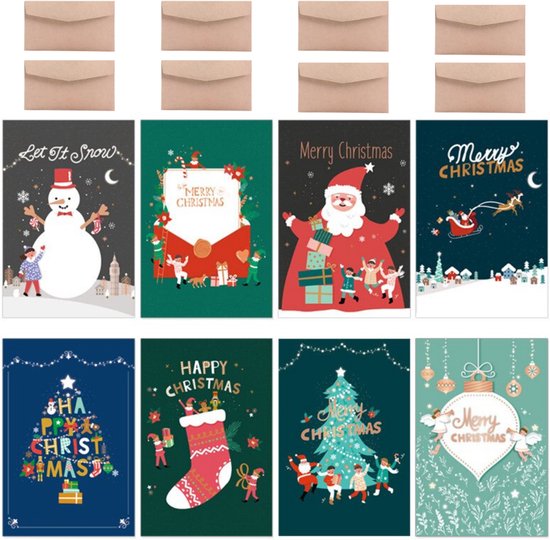 Foliedruk kerstkaarten | Luxe en glanzende ontwerpen van