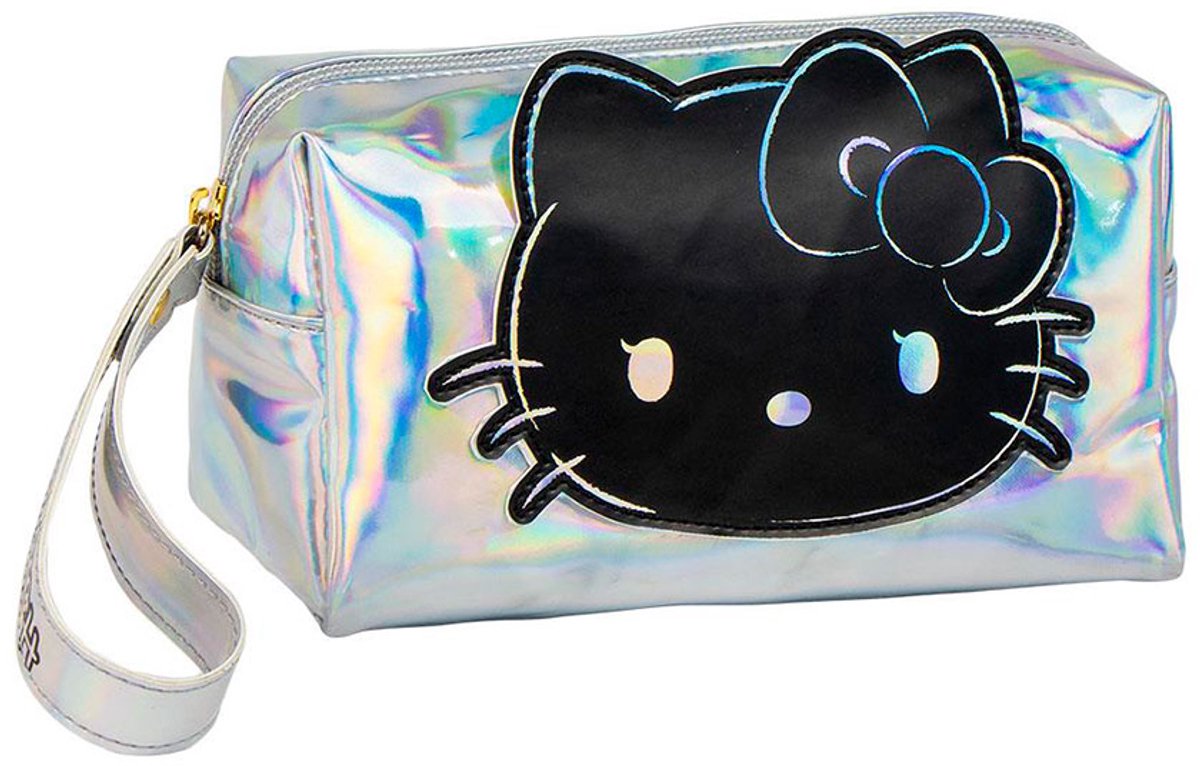 Hello Kitty Holografische toilettas 18 cm