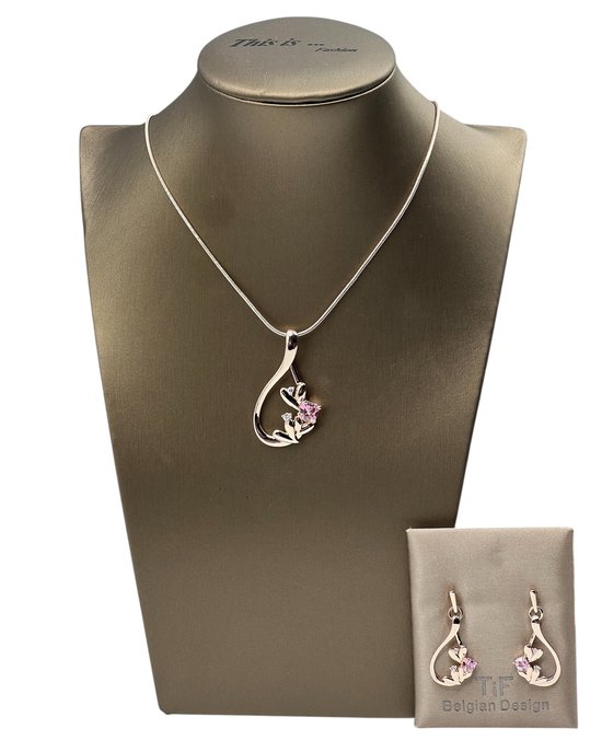 TIF - Bijoux - Parure pour femme - Collier - Argent - 98cm