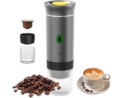 Draagbare 3-in-1 Espressomachine voor Koffiezetapparaat - Oplaadbaar en Compact