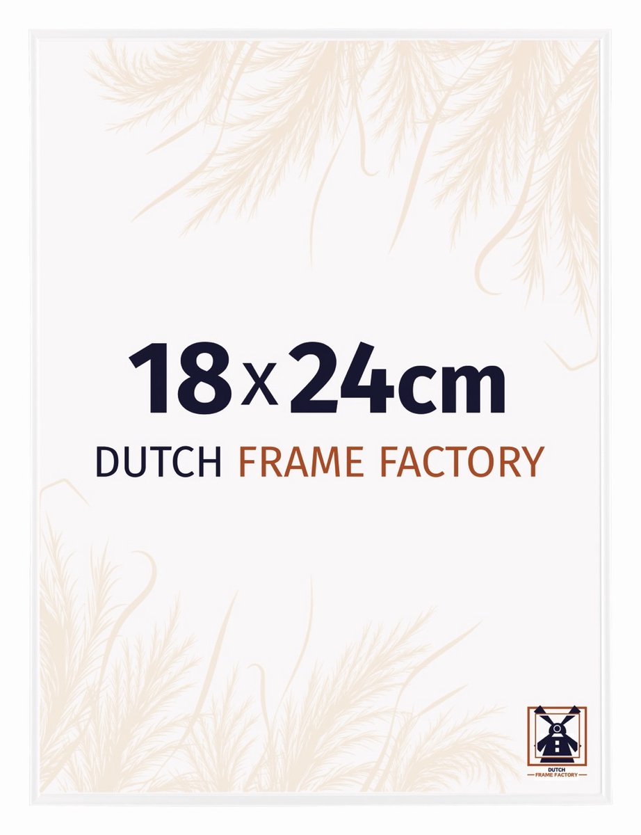 Dutch Frame Factory Fotolijst 18x24 cm - Kunststof - Wit Hoogglans - Easy