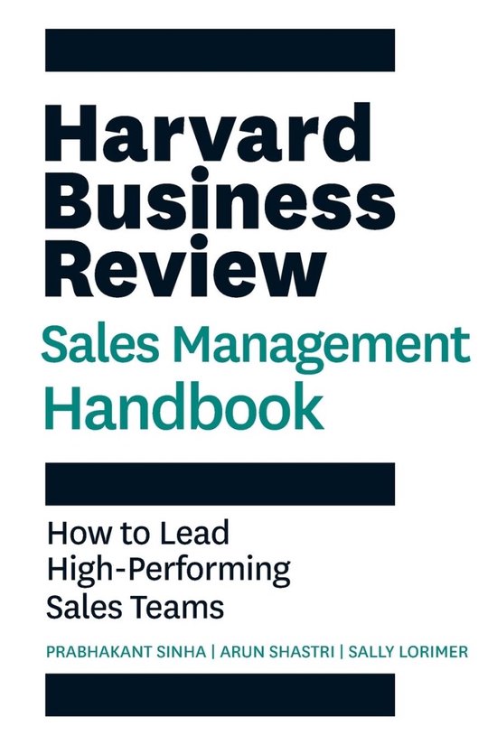 HBR Handbooks- Harvard Business Review Sales Management Hand ... - cover