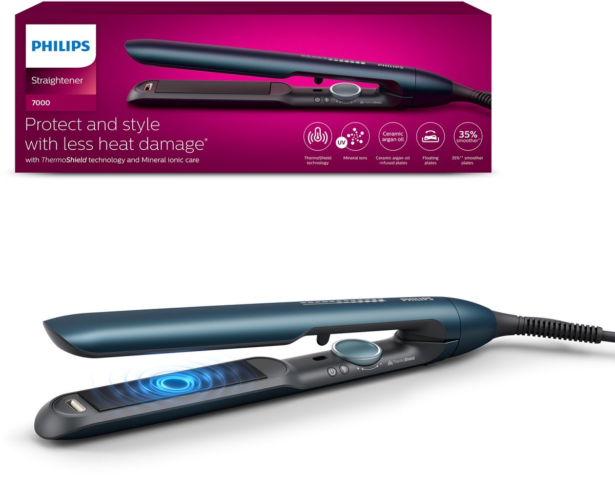 Philips 7000 Series BHS732/00 - Stijltang - Metallic blauwgroen