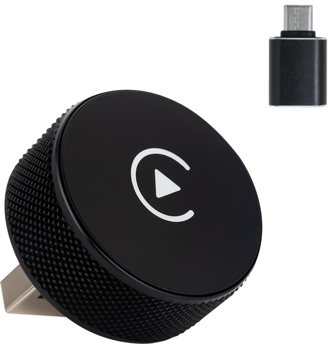 Thingy® 2-in-1 CarPlay Dongle - Draadloos CarPlay & Android Auto - Android Auto Dongle - Extra Klein Model - Snelle & Stabiele Connectie - Draadloos CarPlay