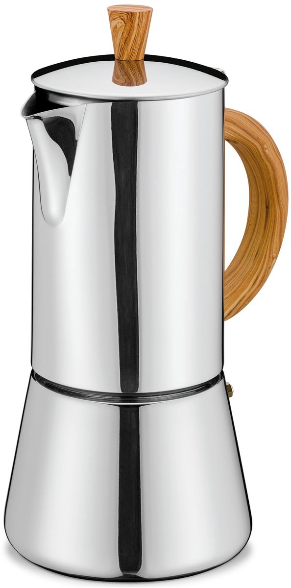 Cilio Figaro - Percolator / Espressomaker - 6-kops - Roestvrij staal - Kunststof