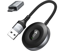 AdroitGoods CarPlay Draadloze Carplay-adapter - Geschikt voor IOS/iPhone en Android - Usb-A/Usb-C