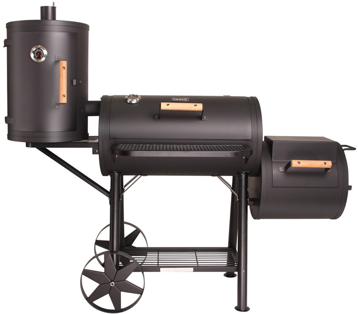 TAINO Yuma Pro Smoker 110 kg - massief GRILL CART houtskool