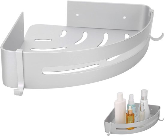 Lot De 4 Crochets Adhésifs Pour étagère De Douche, 3 Crochets