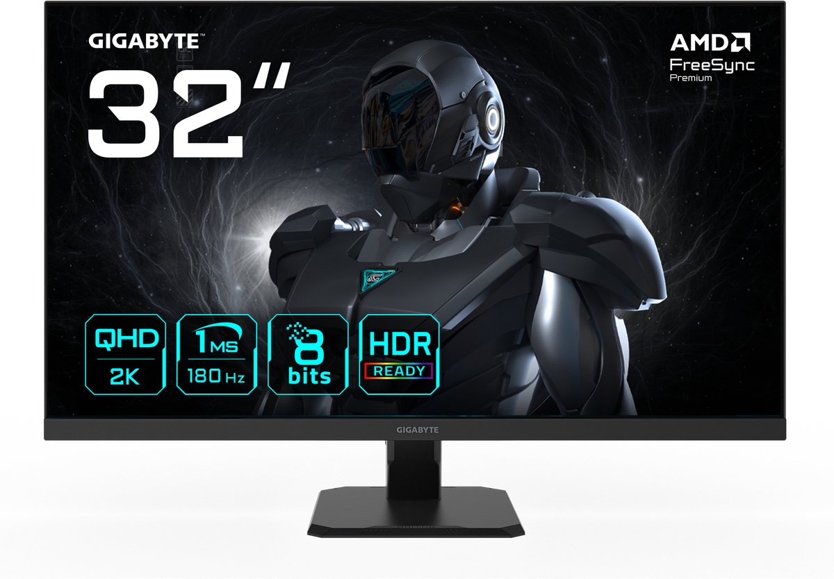 GIGABYTE GS32QA - 2K QHD IPS Gaming Monitor - 180Hz - 32 Inch