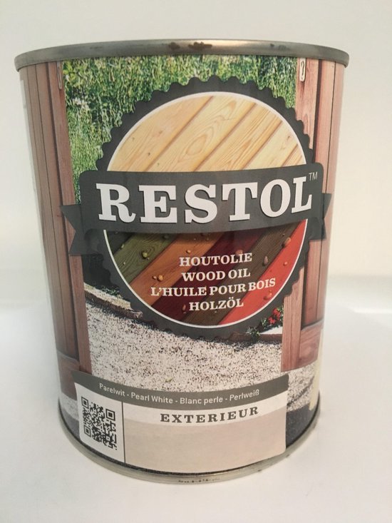 Restol Houtolie Mat 2,5L Parelwit | bol