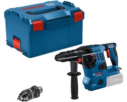 Bosch Professional GBH 18V-28 CF Accu combihamer SDS-plus 3,3J + snelwisselboorkop 18V Basic Body in L-Boxx - 0611921001