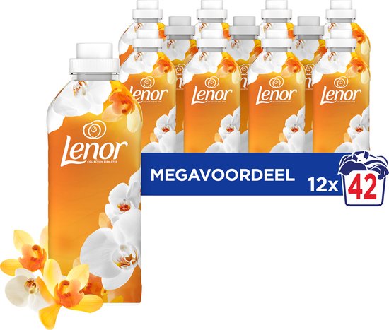 Lenor Wasverzachter Amber & Orchidee - 12 x 42 Wasbeurten
