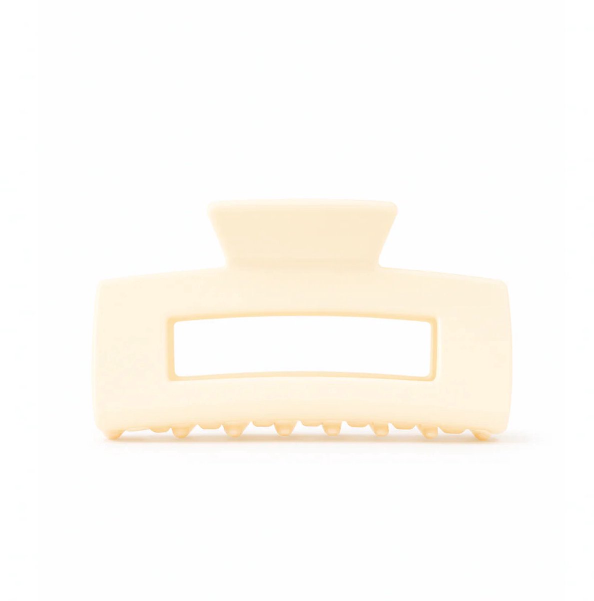 Moonie's Maddy haarklem in Candle White - Wit - 8.5 cm - Haarklemmen - Haaraccessoires - Acetaat