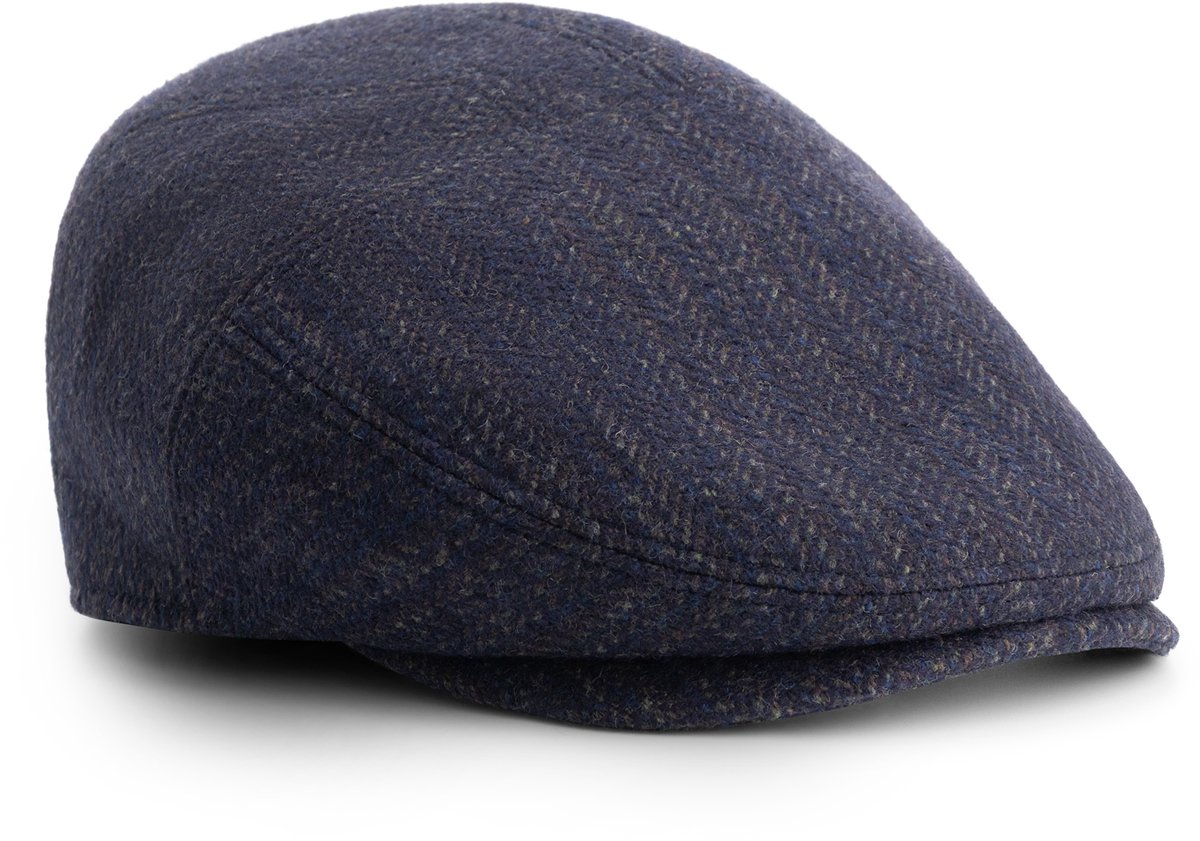MGO Wem Heren - Flatcap - Wolmix - Navy