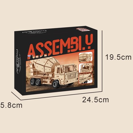 UGEARS 70056 Truck zware vrachtwagen-DIY model uniek geschenkidee VM-03 vrachtwagen met chauffeurshuis – milieuvriendelijk multiplex Geen lijm nodig modelbouwset van hout UGEARS 70056 Truck zware vrachtwagen-DIY model uniek geschenkidee VM-03 vrachtwagen met chauffeurshuis – milieuvriendelijk multiplex Geen lijm nodig modelbouwset van hout