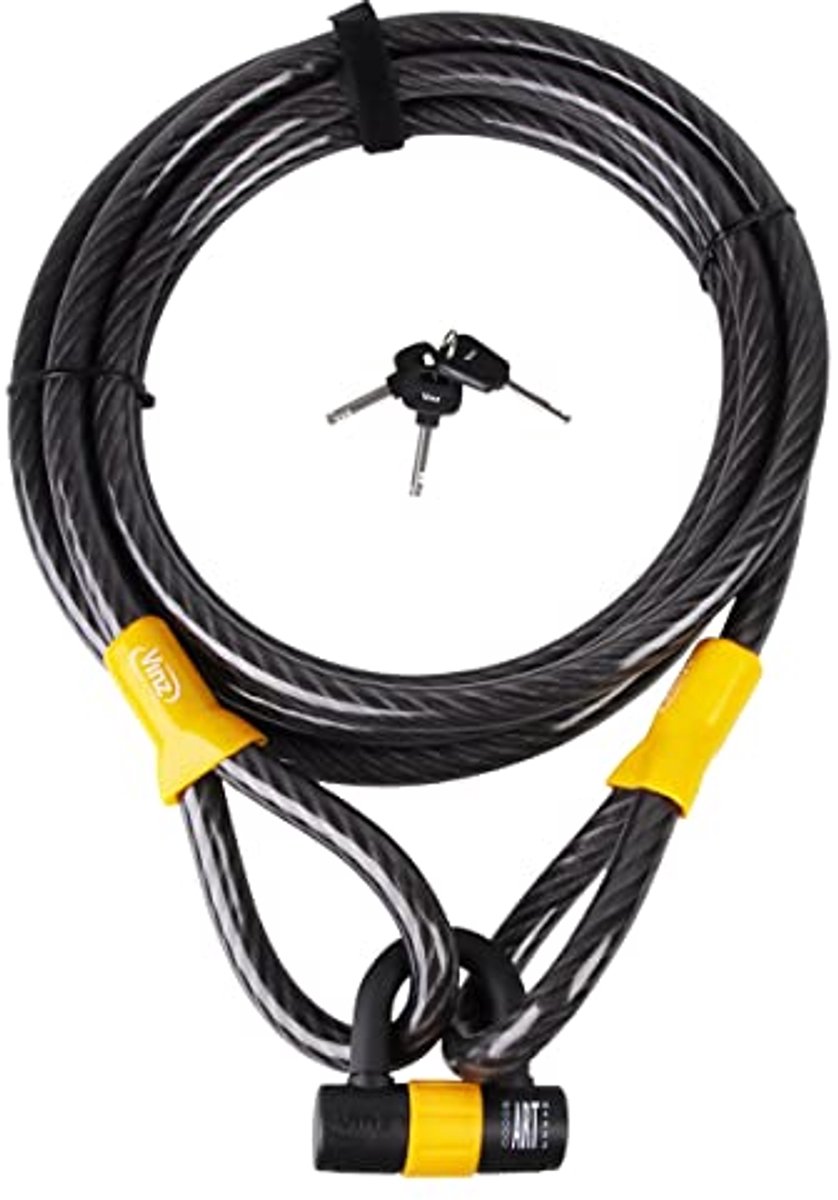 Kabelslot 3 Meter ART/VBV Goedkeuring voor Fiets en Tuinmeubelen
