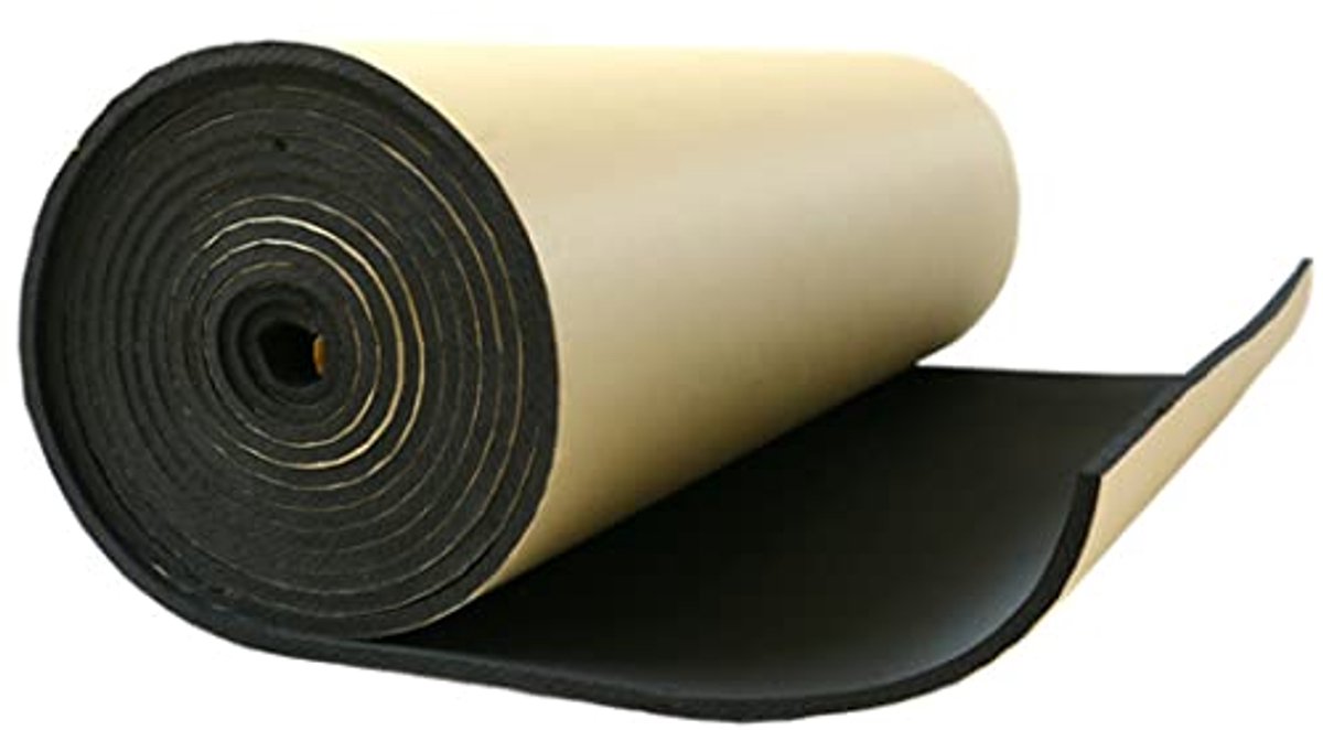 Geluidsisolatie Zelfklevend CiCixixi Geluidsisolatiemat Voor De Auto, 1,4 M X 1 M CiCixixi Butyl Isolatiemat Zelfklevend 25x18 Cm
