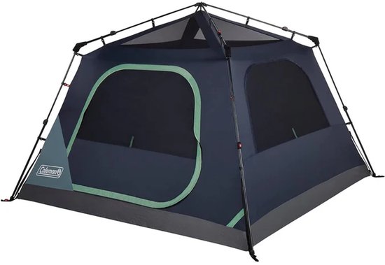 Coleman Skylodge 4 tent, 4 persoons kampeertent 229x229x165cm, kleur grijs blauw 10.5KG van Coleman — afbeelding 2