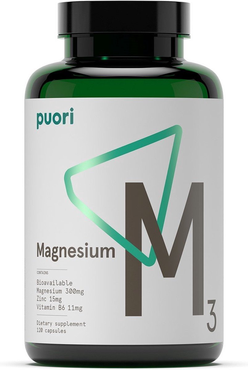 Puori - M3 - Magnesium - Zuivere formule - 180 capsules
