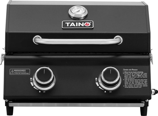 TAINO COMPACT 3.0S tafelgrill - gasgrill compact grillrooster zwart — afbeelding 3