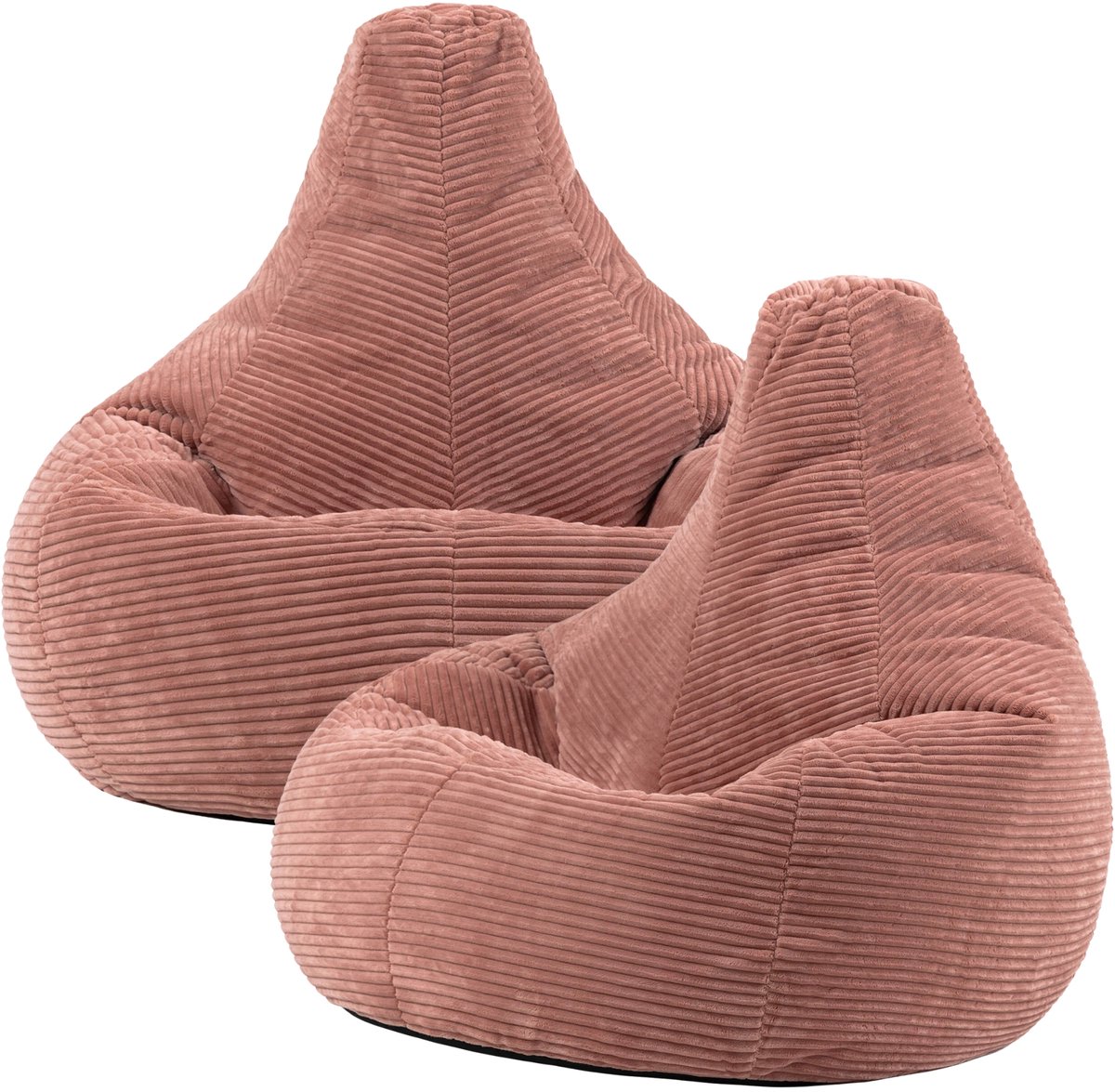 Icon Dalton Zitzak Fauteuil - Set van 2 - Gaming - Ribfluweel - Oud roze