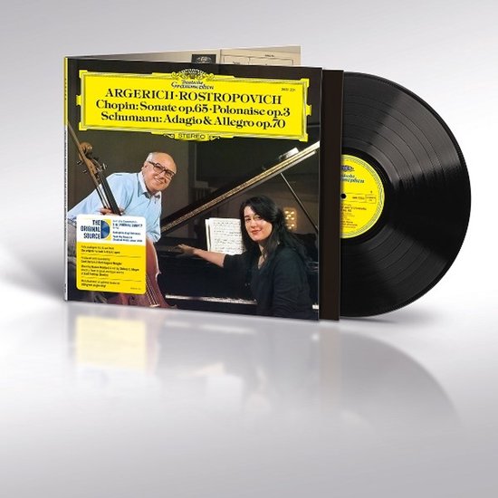 Mstislav Rostropovich & Martha Argerich - Chopin: Cello Sonate Op. 65, Polonaise Op. 3 / Schumann: Adagio & Allegro Op. 70 (LP) (The Original Source Series)