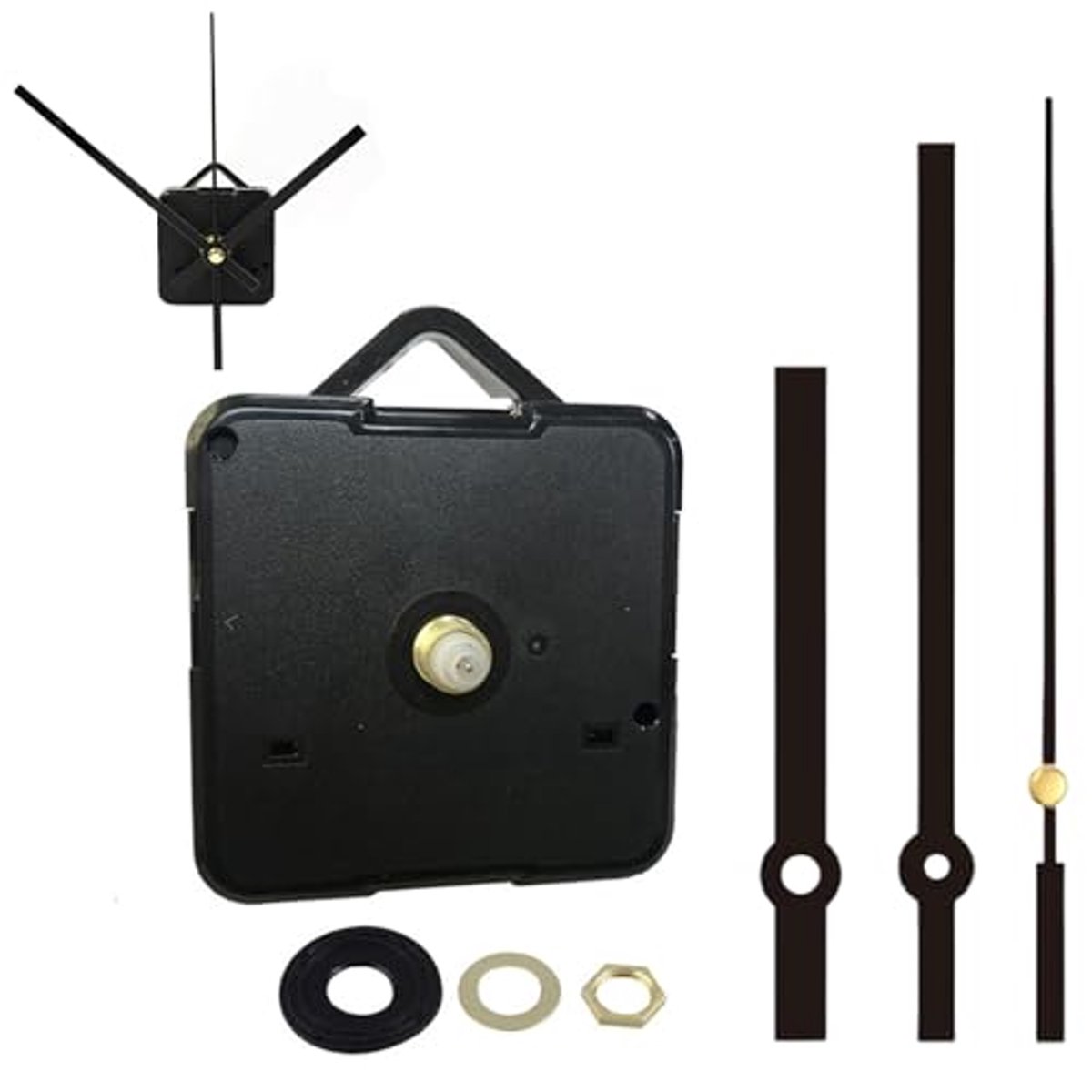 Wandklok Mechanisme met Stil Kwarts Uurwerk voor Doe-Het-Zelf Klokken