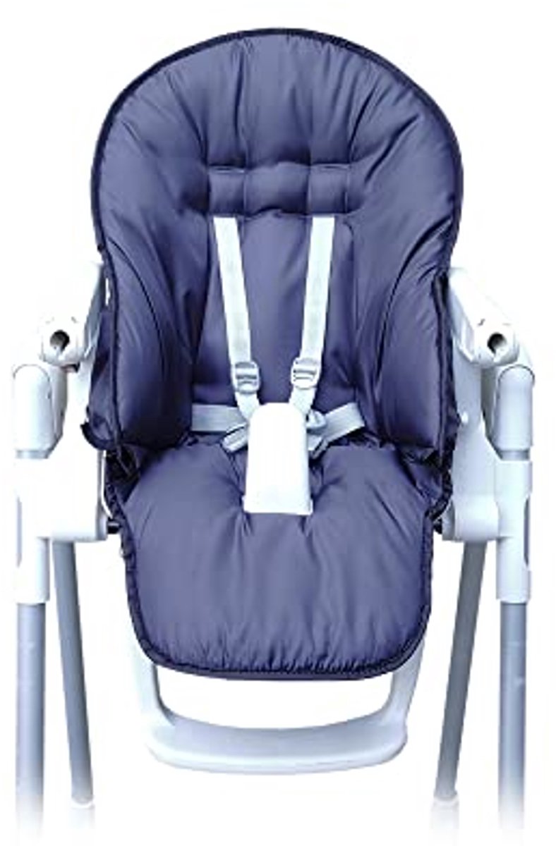 Hoogchair Kussen Vervanging - Waterdicht Zwart