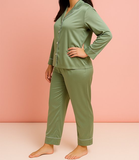 amropi Pyjama met lange mouwen voor dames, loungewear