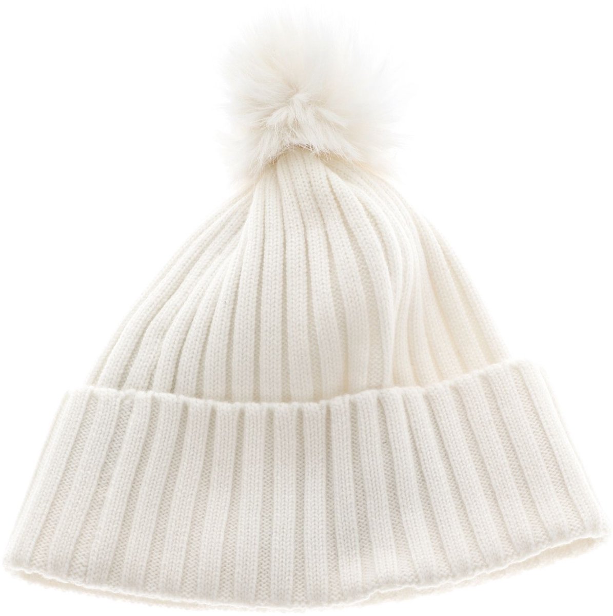 BOSS muts Lonie Hat Open White crème