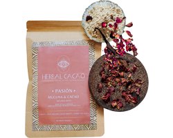 Roos, Mucuna, Ceremonial CACAO - Voor Momenten van Verbinding, Expressie en Gedeelde Cacao Rituelen - Pasión 100g - Biologisch, Criollo, Heirloom Cacao, Q’eqchi Maya, Belize - Herbal Cacao