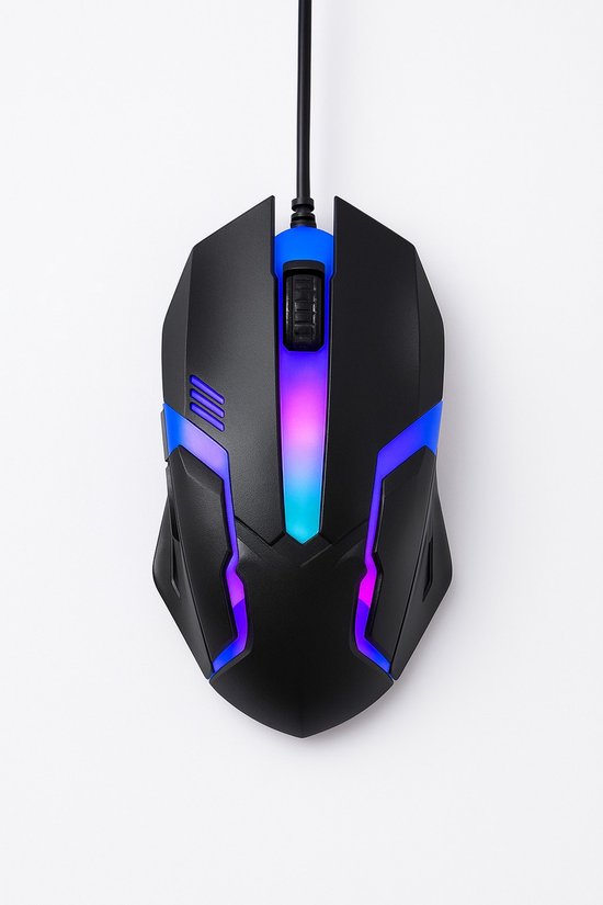 Darenci RGB Bedrade USB Muis – Optische precisie – Plug & Play – Comfortabele grip – Voor PC & Laptop