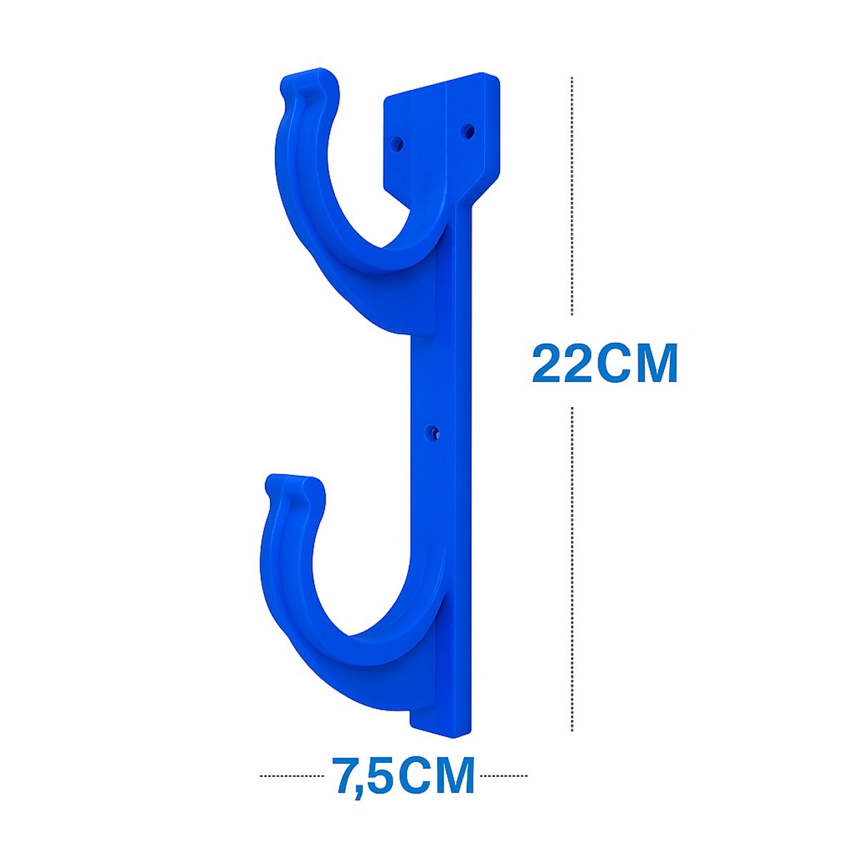 Wandhouder 2 sets - ophangset voor telescoops en borstelstelen - bezemhouder - wandhouder - ophanghaken - tuingereedschap - gereedschap opbergen - opbergsysteem - luxe bezemhouder - steelklem - bezem ophangsysteem - ophanghaken - telescoop - tucker