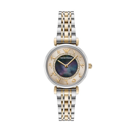 Montre Emporio Armani pour femme, 32 mm, couleur or