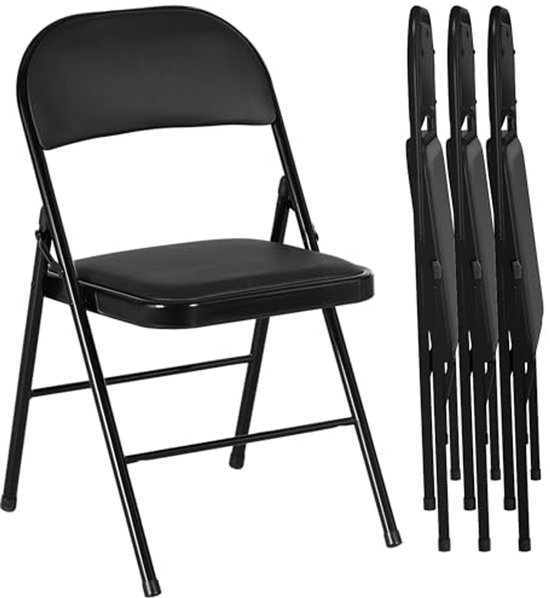 Set van 6 klapstoelen voor buiten, massief acaciahout