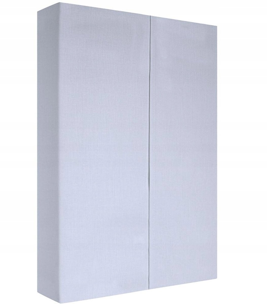 ZARATEX Katoenen Hoeslaken 220x210cm Zilver - Traditioneel